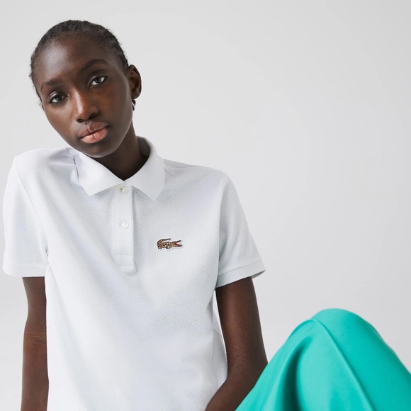 Women’s Lacoste x National Geographic Cotton Piqué Polo Shirt - Picture 1 of 5